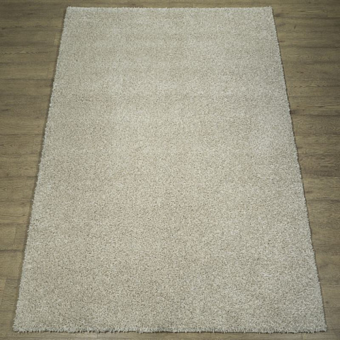 Российский прямой бежевый ковер лонж 41204